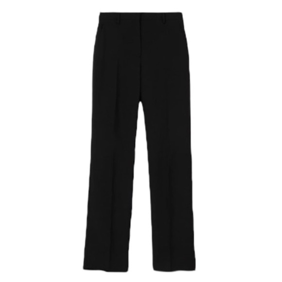 Burberry Wool Twill Tailored Black Trousers Size 48 / 14 US - Picture 1 of 11
